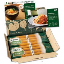 일본 저탄수 ZENB 젠부 누들 8끼 (2봉지) 메밀 파스타 당질제한 글루텐프리, 24식