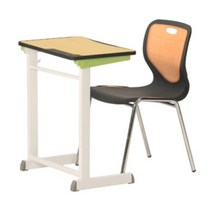 600 편안한 초등학생 학원 책걸상세트 수강용책상 1인, 책상 우레탄상판(청색), 토비의자(그린)
