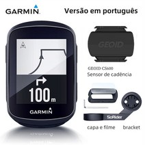 자전거네비게이션 자전거속도계 자전거 용품 GARMIN-EDGE 130 GPS 컴퓨터 사이클링 무선 속도계 ANT 방수 유선 버전 주행 기록계, [06] Portuguese Pacote A