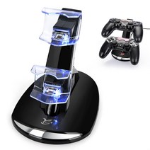 PS4 무선핸들 충전기 거치대 도매 게임핸들 수납 받침대 ps4 손잡이 받침대 충전, 하나