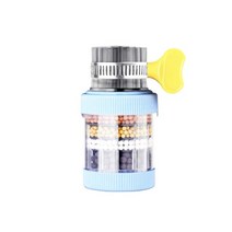 범용 샤워 정수기 6 겹 수도꼭지 필터 주방 거품기 욕실 가정용 액세서리 세면대, 04 Blue, 03 Blue