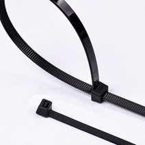 케이블메이트 케이블 타이 소형 중형 대형 특대형 100mm 150mm 200mm 300mm 흰색 화이트 검정 블랙 대용량 100개, 특대형 7.6x300mm(100개)