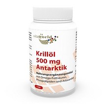 유럽 Vita World 크릴 오일 500mg 남극 대륙 100캡슐 약국 제조 Superba TM 노르웨이산 크릴 오일 지속 가능한 낚시 높은 순도