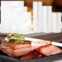 매직 진공 포장팩 세트 롤 파우치 가정용 진공포장비닐 식재료 채소 반찬 보관, 혼합5호