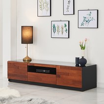 다일 다프네 북유럽 원목 거실장 멀바우 아카시아 TV다이