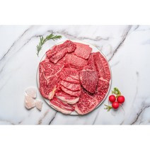 1++한우 모듬한판 소고기 투쁠 특수부위 꽃등심 채끝 안심 살치 600g 800g, 토파즈600g(등심200g+특수부위400g)