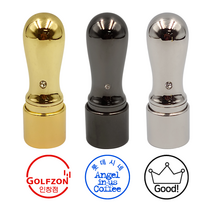 에스엠프린팅 쿠폰도장 큐빅5푼 (12mm) 만년 카페 빵집 식권 웨딩 선생님 칭찬 확인 도장 스탬프 주문제작, 골드