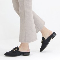 여성 클래식 블로퍼 뮬 슬리퍼 플랫 로퍼 네이켈