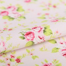 순면 옥스포드 원단 1yard 기준 하마 시리즈, 핑크