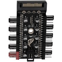 Motherboard 4-Pin PWM Hub FAN HUB Computer Temperature Control Speed Panel Chassis Fan Extension Cab, 한개옵션0