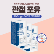 프리미엄 관절 영양제 MSM 엠에스엠 글루코사민 무릎 손가락 마디 어깨 에 좋은 손목 관절엔 연골 건강 엔 골다공증 도움 남성 여성 여자 예방 40대 50대 60대 갱년기 약1개월, 3개(360정)