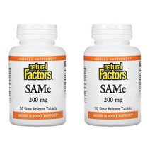 1+1 네추럴팩터스 SAME S아데노 L메티오닌 200mg 30정 2개, 1개, 기본