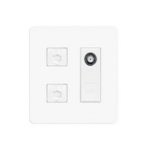 베뉴 2개용 CA1방 +8P+8P 복합 안테나 TV 인터넷 랜선 멀티 콘센트 HDVN-CT188S2 콘센트설치부속품, 선택없음