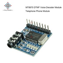 DTMF 발전기 인코더 송신기 모듈 다이얼 키보드 MCU 제어 MT8870 DTMF 음성 디코더 모듈 전화 전화 모듈, 01 DTMF Voice Decoder