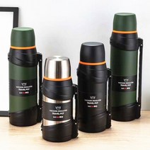 2.5L 대용량 보온병 보냉병 캠핑 대형 텀블러 물병, 보온병2500ml_카키