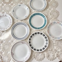 [미국빈티지] 코렐 바이 코닝_단종 빈티지 접시 플레이트 (브래드접시-8종)/Corelle by CORNING_BREAD PLATE, 프랜드쉽, 1개