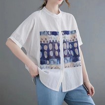 새로본 새로본(여름)834 비치BL 블라우스 루즈핏 여성여자 미시