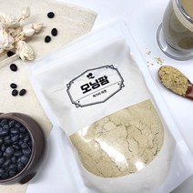 모닝팜 국산 무첨가 쪄서볶은 서리태가루 500g 검정콩 검은콩가루 아침 선식, 1팩