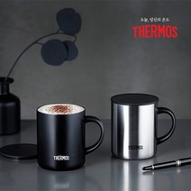 써모스 진공단열 반전 머그컵 JDG-350K, 01 써모스 JDG-350K-BK 블랙, 1개