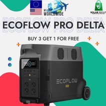 Ecoflow 델타 프로 3600w 발전소 및 패널 470w, 한개옵션0