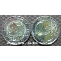 벨기에의 2010년 EU 순환 의장국을 기념하는 2유로 2색 기념 주화 기념주화 수집동전 대박행운