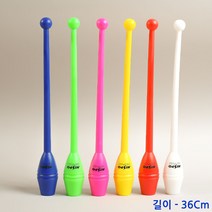 니스포 리듬체조 곤봉 36Cm 아동용 주니어 단색, 옐로우