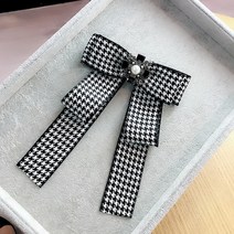 빈티지 헝겊 나비 넥타이 격자 무늬 블랙 화이트 브로치 크리스탈 라인 석 학교 유니폼 셔츠 칼라 핀 남성 여성 액세서리, 7