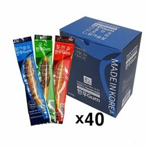 셀러허브(잡화) [감성하우스] 내추럴EX 한우껌 1P X40개 애견 치석껌 수제간식 육포, 오리/FREE, 선택완료, 선택완료