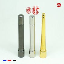 크롬 만년 결재인 만년인 양면 - 회사용 은행용 만년도장 골드 실버 흑진주, 양면-흑진주, 전서체