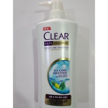 태국삼푸 Clear ICE Cool Menthol Shampoo 650ml 유니레버 worldfood
