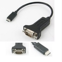 C타입 커넥터 USB3.1 to RS232 시리얼 20cm