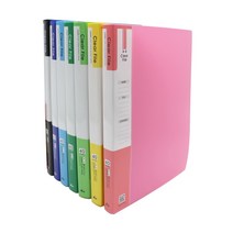 문구조아 클리어화일 A4 리필가능 20P 40P 클리어 파일, $L6O_A4 클리어화일(리필가능) : 40P/하늘, 1개
