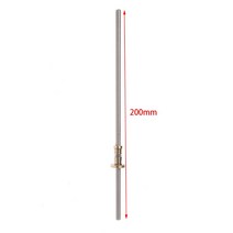 200/300/400/500mm T8 TR8X8 리드 스크류 및 황동 너트 (ACME 스레드 2mm 피치 4 개의 스타트 8mm 리드) 3D 프린터 Z 축, 1.2mm