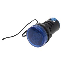 22mm AC 50-380V 온도계 지표 자동차 주택 사무실 워크샵, 파란색