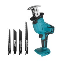 컷쏘 컷소 야외 18V 키트 1Pc 대 왕복 한 Makita 4Pcs 세이버 보았 무, 01 CHINA, 02 No battery Blue
