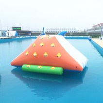 물놀이 워터슬라이드 미끄럼틀 에어바운스 풀장 수영장, M 4-2-1.6m 빙산