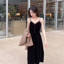 결혼식 원피스 하객룩 삼남매가용감하게 럭셔리 코디 단추 시밀러룩 버튼 패션 브이넥 빅사이즈