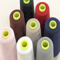 오버로크용 스마트 봉제사 15color 부자재, 카키그레이