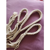 고대 길조 댄스 링 머리띠 몽콘 무에타이 세트 수제 암 완장 쥬얼리 킥복싱 파이팅 프랏지앗 헤드 후프, W.폭2센티베이지통세트