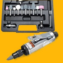 에어 다이그라인더 직선 일자 그라인더 베이비 사상 작업 연마기 조각기 16P 키트, 상세페이지 참조