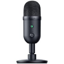 레이저(RAZER) Razer 세이렌 V2 X USB 마이크 25mm 콘덴서 슈퍼카디오이드 픽업 패턴 디지털 아날로그 리미터 마이크 모니터링게인 및 음소거 버튼 내장 충격