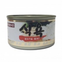 사료토핑용 애견통조림 리얼고기 5개 입맛회복 강아지생일상 허약체질 영양간식 강쥐, 순닭고기살
