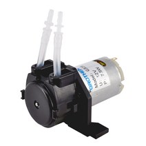뜨거운 2v 24v dc dosing pump peristaltic dosing head for 수족관 실험실 분석 물, 12v, 검은색