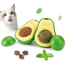 디베토 아보카도 고양이 캣잎 캣닢 사탕 캔디 마따따비 캣그라스 롤링 볼 공 헤어볼 음수량, 아보카도 마따따비 사탕
