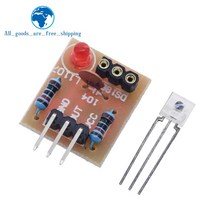 TZT 레이저 센서 모듈 비모듈레이터 튜브 레이저 수신기 모듈 DIY arduino용 전자 부품 액세서리 소스