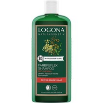독일 로고나 Logona Farbreflex Shampoo 브라운 & 레드컬러 헤어 컬러 헤어 샴푸 250ml, 2팩