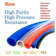 점적호스 공기 구성 요소 호스 폴리우레탄 튜브 공압 Pu 파이프 압축기 1M 2M 5M 10M 20M 4mm 6mm 8mm 10mm 12mm, 28.1meterBlack - 16x12mm