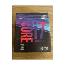 Intel Core i7 8700K 4.70GHz 헥사코어(BX80684I78700K) 프로세서