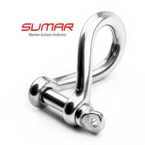 트위스트샤클 6mm - SS316 바우앵커셔클, 단품