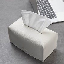 [국산] 가죽 티슈케이스 2Size 미니 휴지 각 케이스 티슈곽 뽑아쓰는키친타올 홀더, S, 그레이